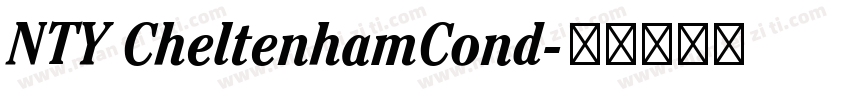 NTY CheltenhamCond字体转换